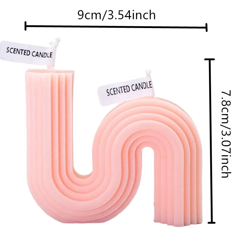 S-shaped Scented Candles