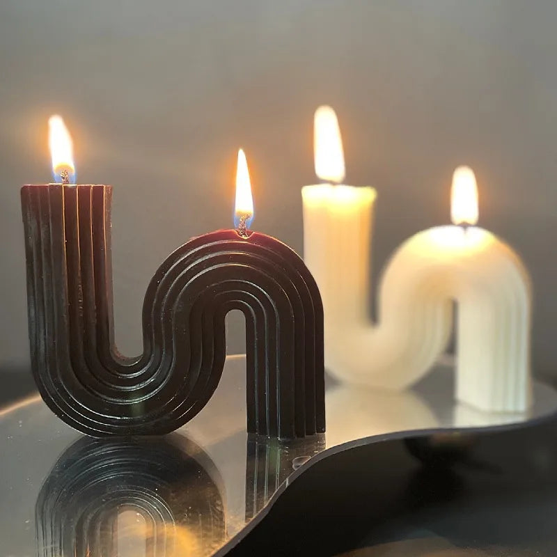 S-shaped Scented Candles