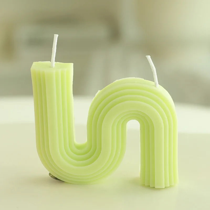 S-shaped Scented Candles