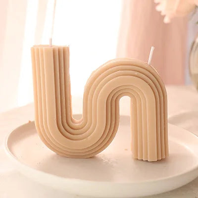 S-shaped Scented Candles