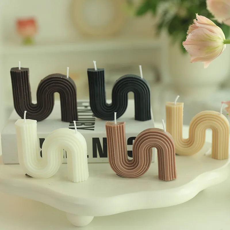 S-shaped Scented Candles