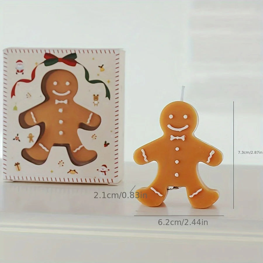 Christmas Gingerbread Man Scented Candles