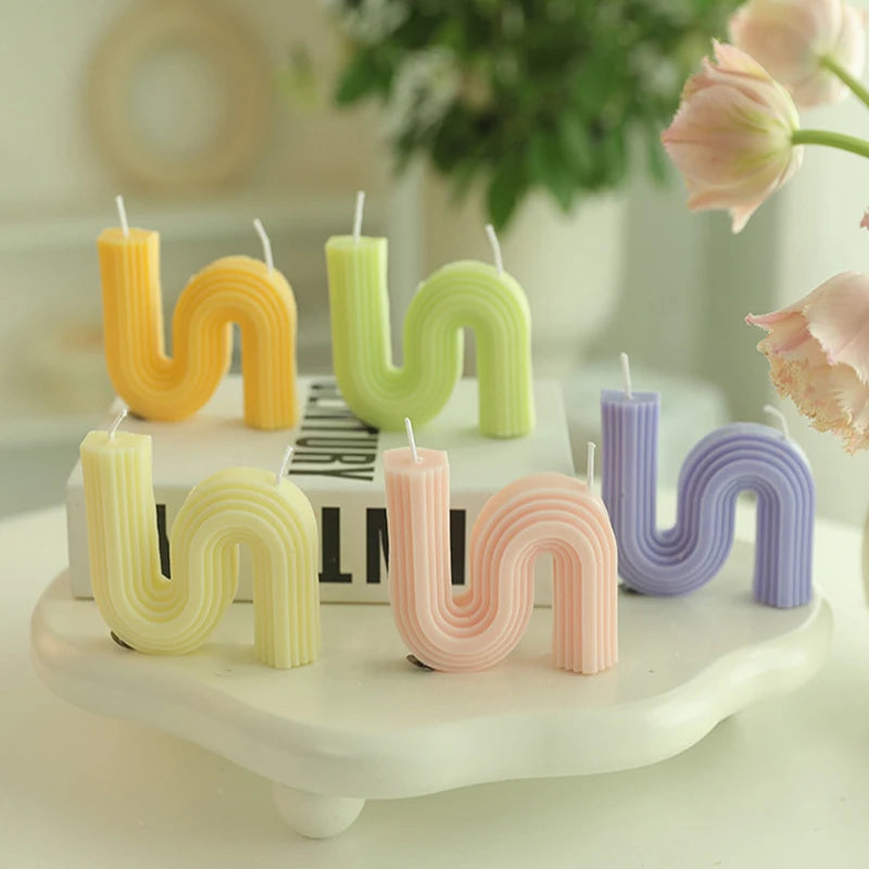 S-shaped Scented Candles