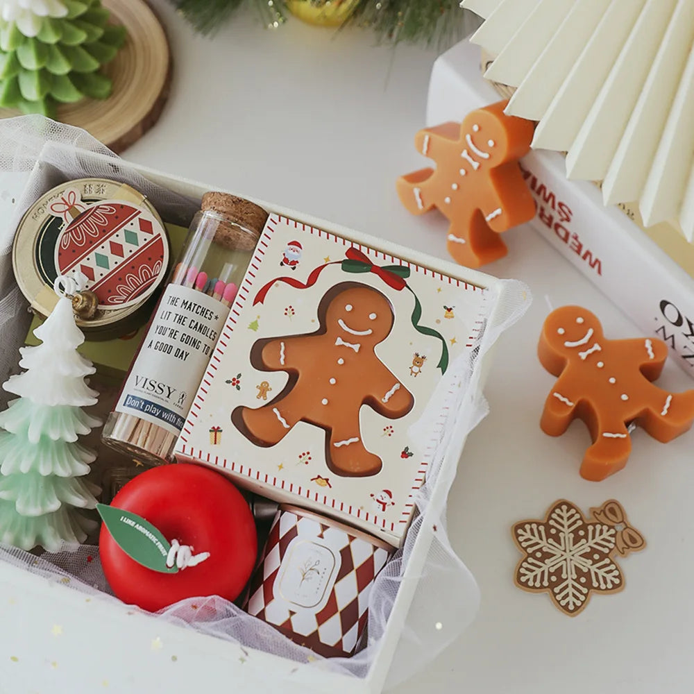 Christmas Gingerbread Man Scented Candles