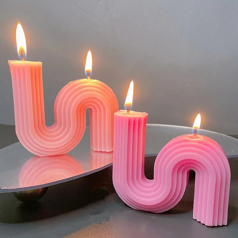 S-shaped Scented Candles