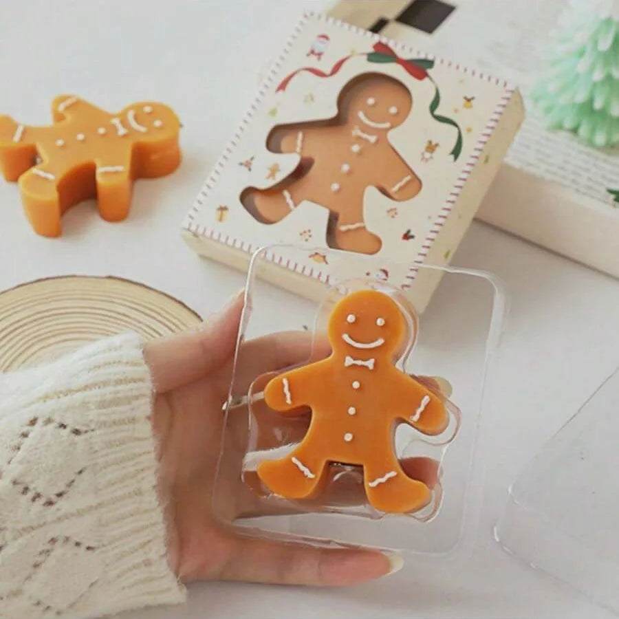 Christmas Gingerbread Man Scented Candles