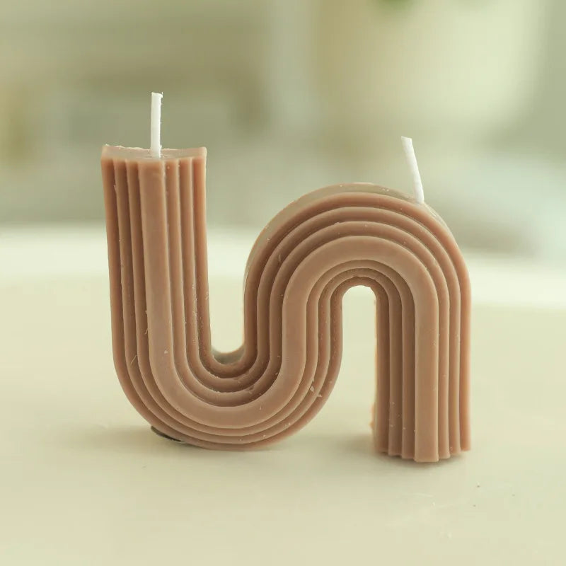 S-shaped Scented Candles